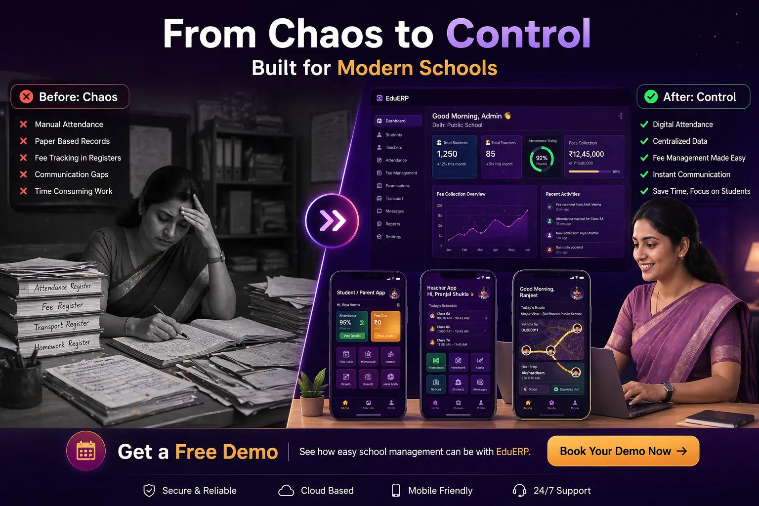 eduerpcloud school management software